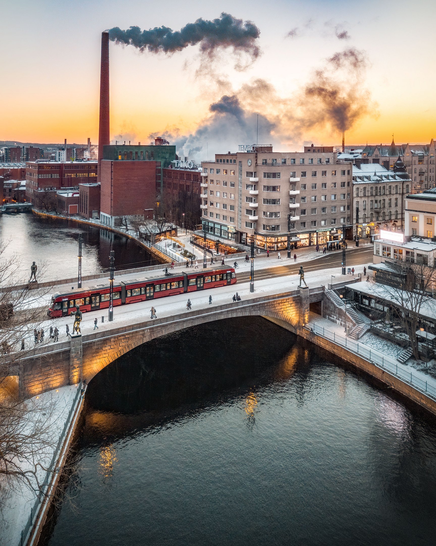 The carbon and biodiversity footprints of the City of Tampere have